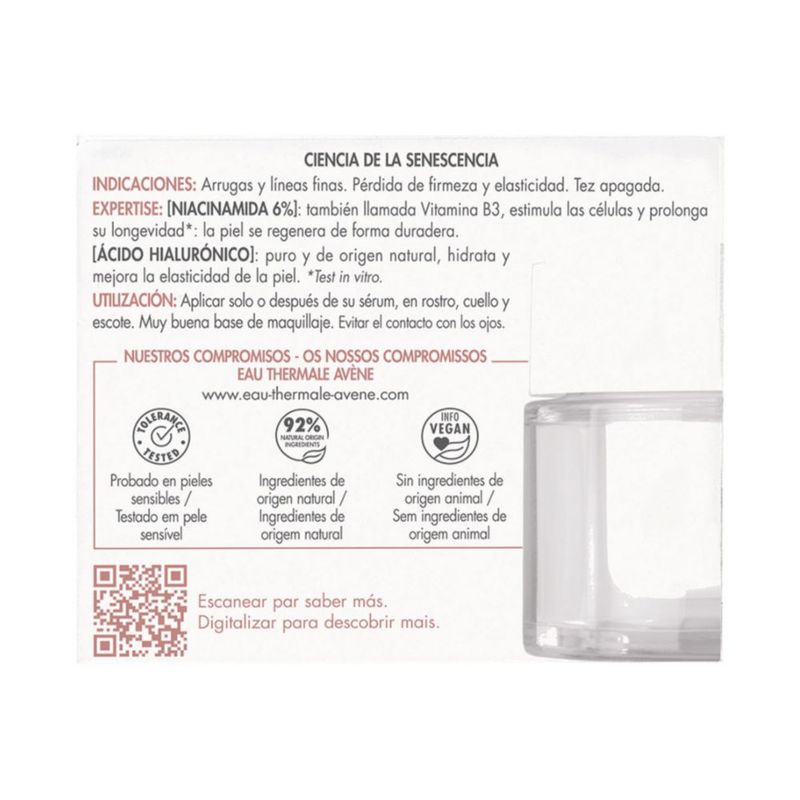 Avène  Hyaluron Active B3 Crema Regeneración Celular Hidratante 50 Ml