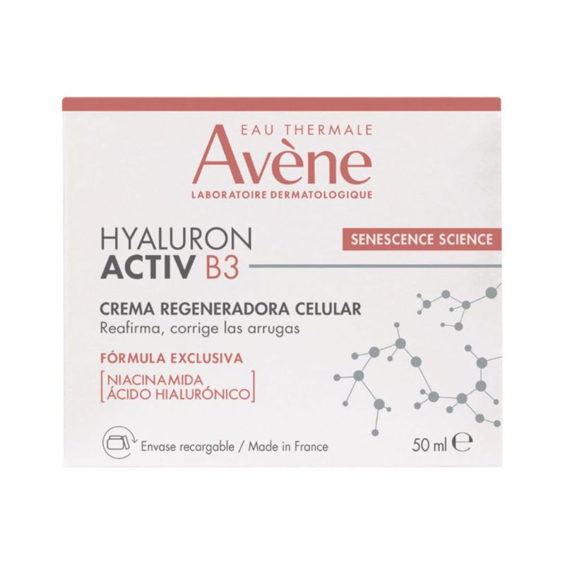 Avène  Hyaluron Active B3 Crema Regeneración Celular Hidratante 50 Ml