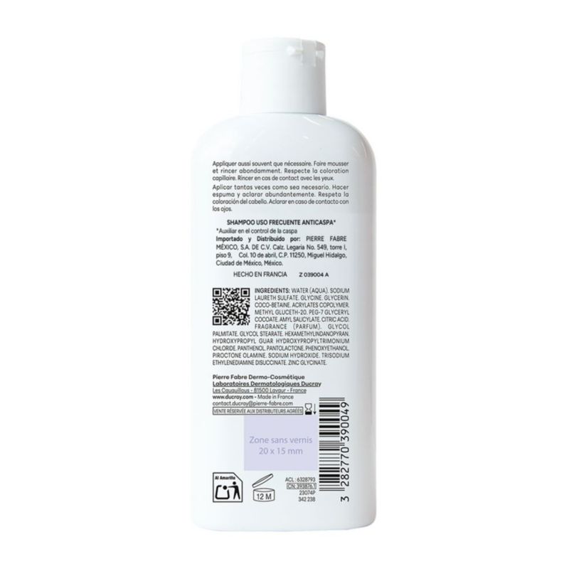 Ducray Kelual Elution Shampoo Suave Calmante 200 ML