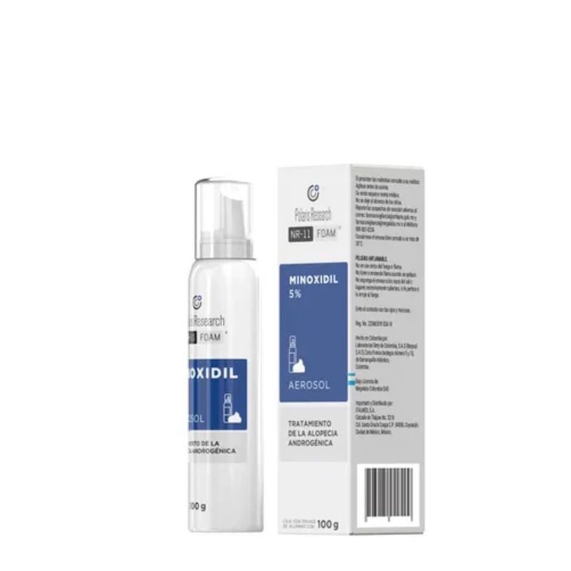 Polaris Research NR11 Foam Espuma Capilar Anticaída con Minoxidil 100 g