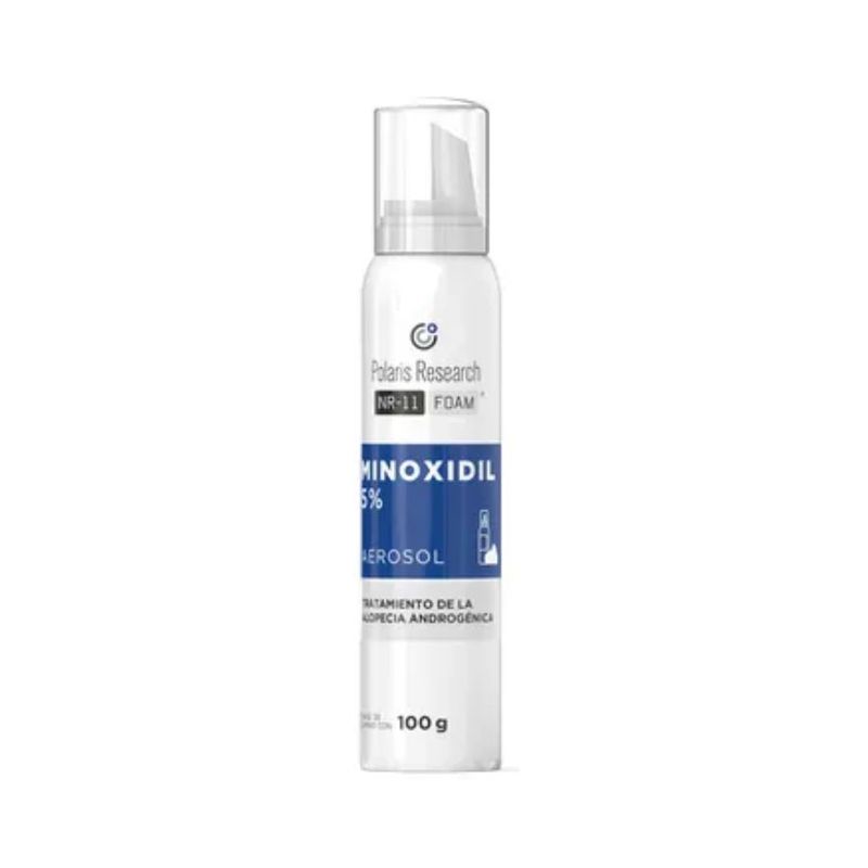 Polaris Research NR11 Foam Espuma Capilar Anticaída con Minoxidil 100 g