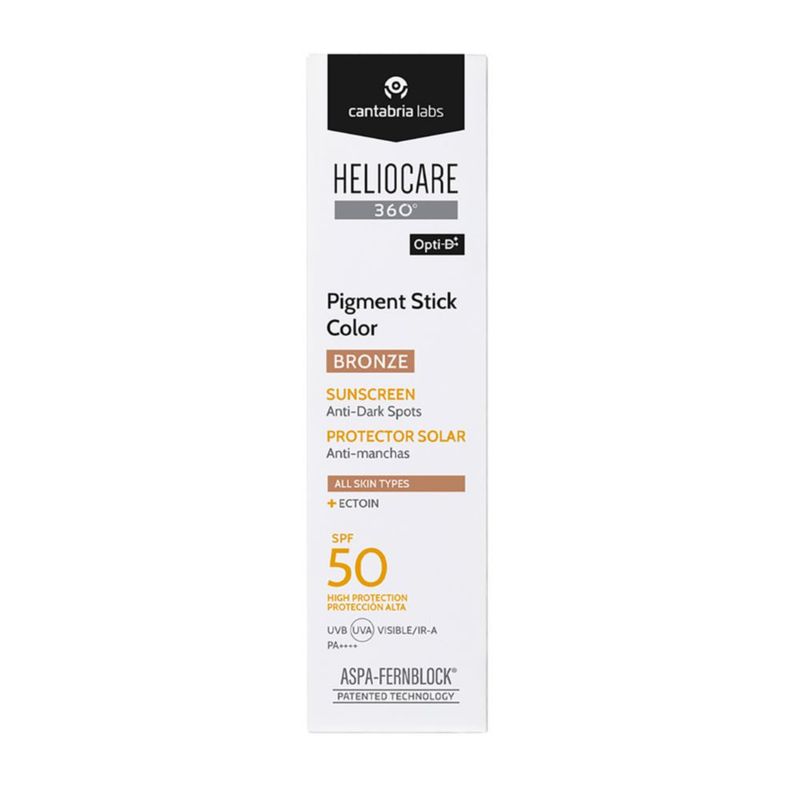 Heliocare 360 Pigment Stick Bronze FPS50 Fotoprotector Con Color 10 G
