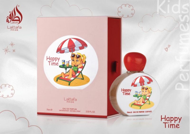 Perfume Arabe Lattafa Pride Happy Time Eau de Parfum para niños 75 ml