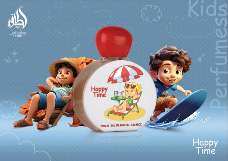 Perfume Arabe Lattafa Pride Happy Time Eau de Parfum para niños 75 ml