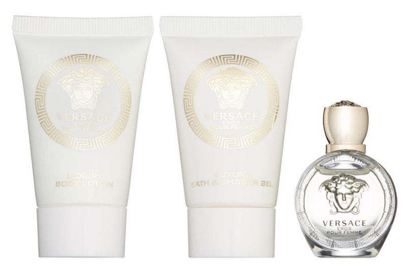 Kit de viaje Perfume Versace Eros Pour Femme 3 piezas