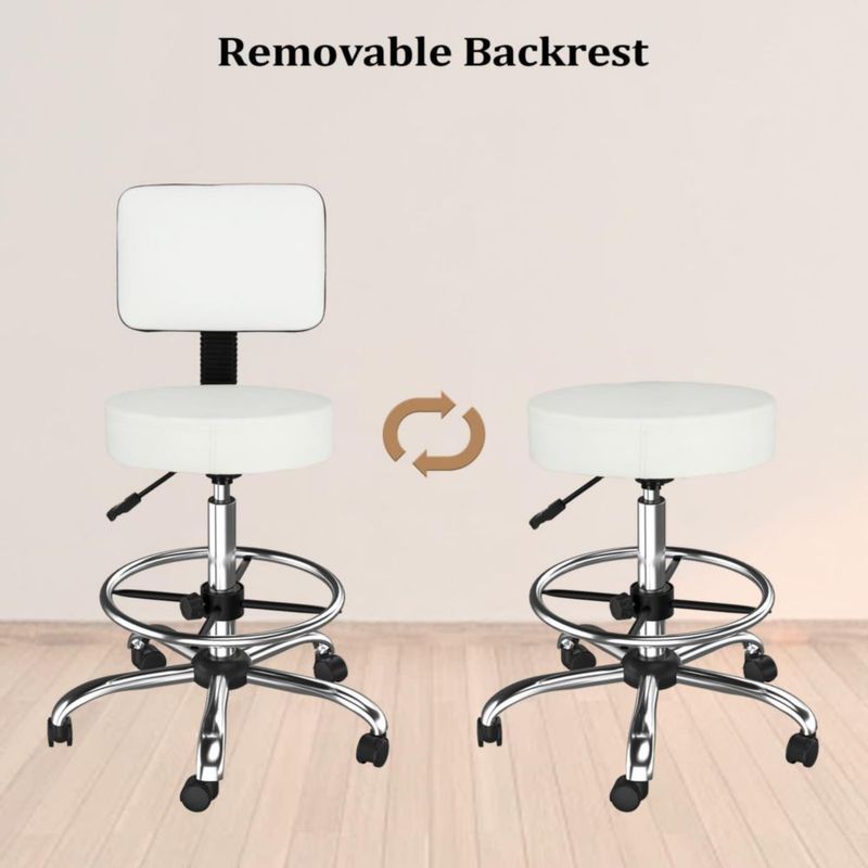 Silla de dibujo OmySalon escritorio de oficina ergonómico color blanco