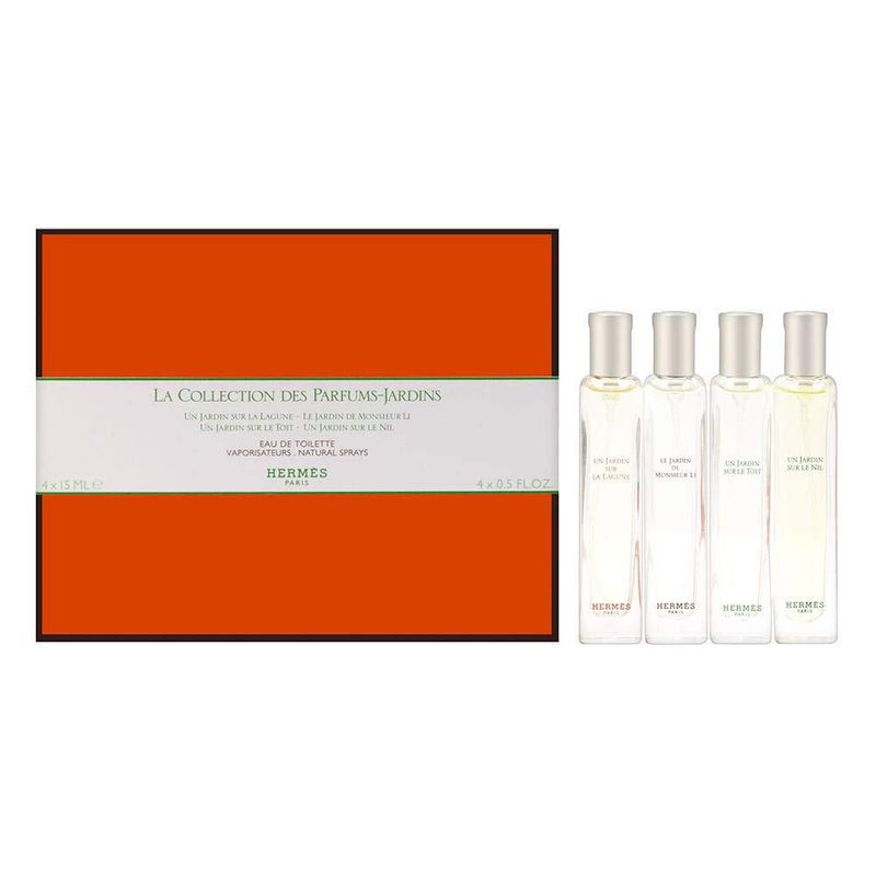 Set de Perfumes Hermes La Collection Des Parfums Jardins 4 x 15 mL