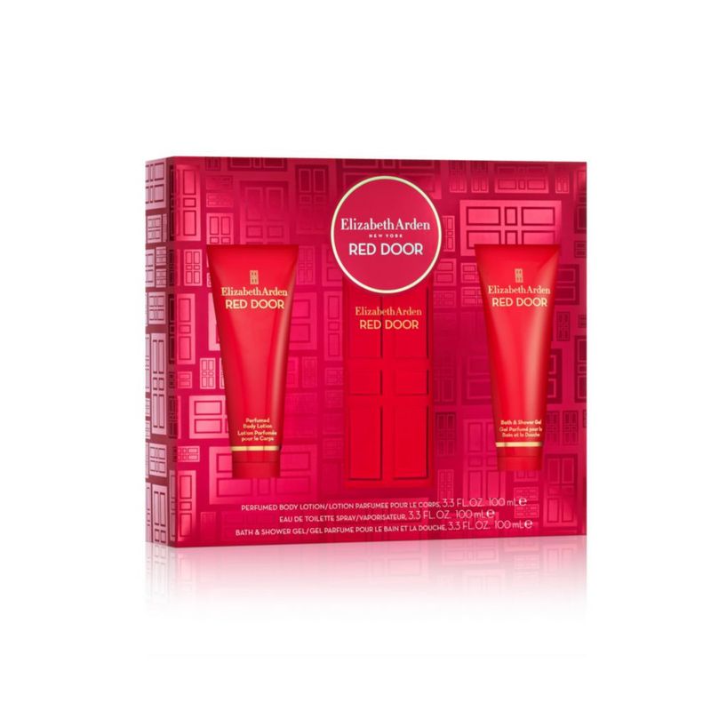 Set de perfume Elizabeth Arden Red Door para mujer 3 piezas