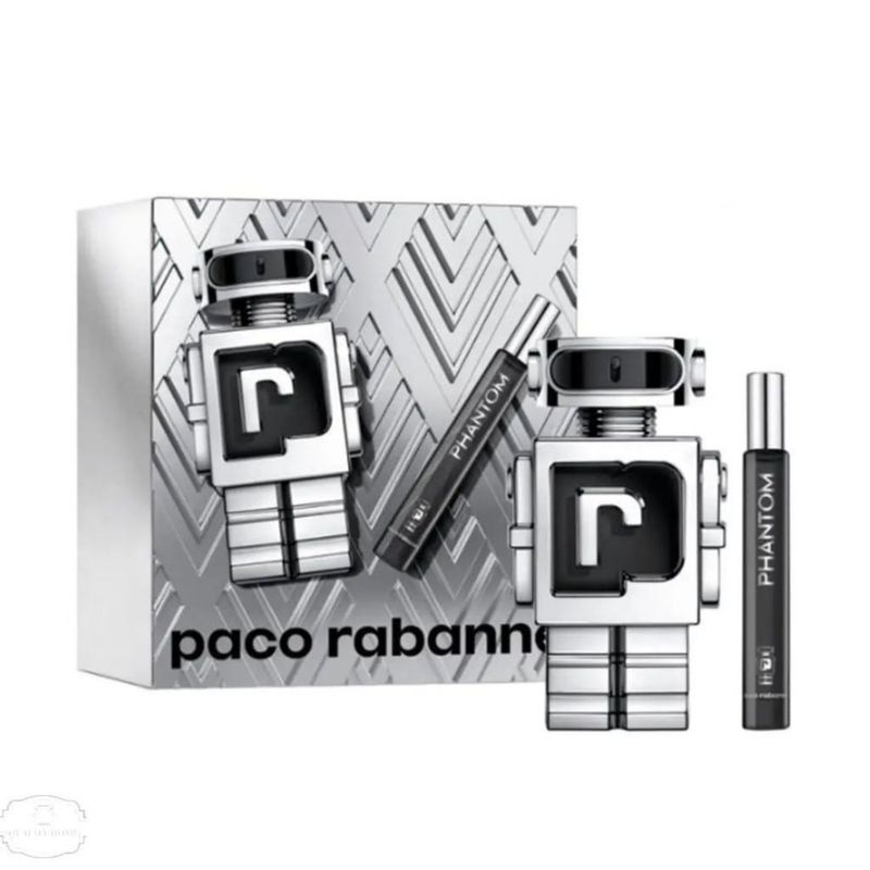 Set de regalo Perfume Paco Rabanne Phantom EDT de 100 ml para hombre 2 piezas