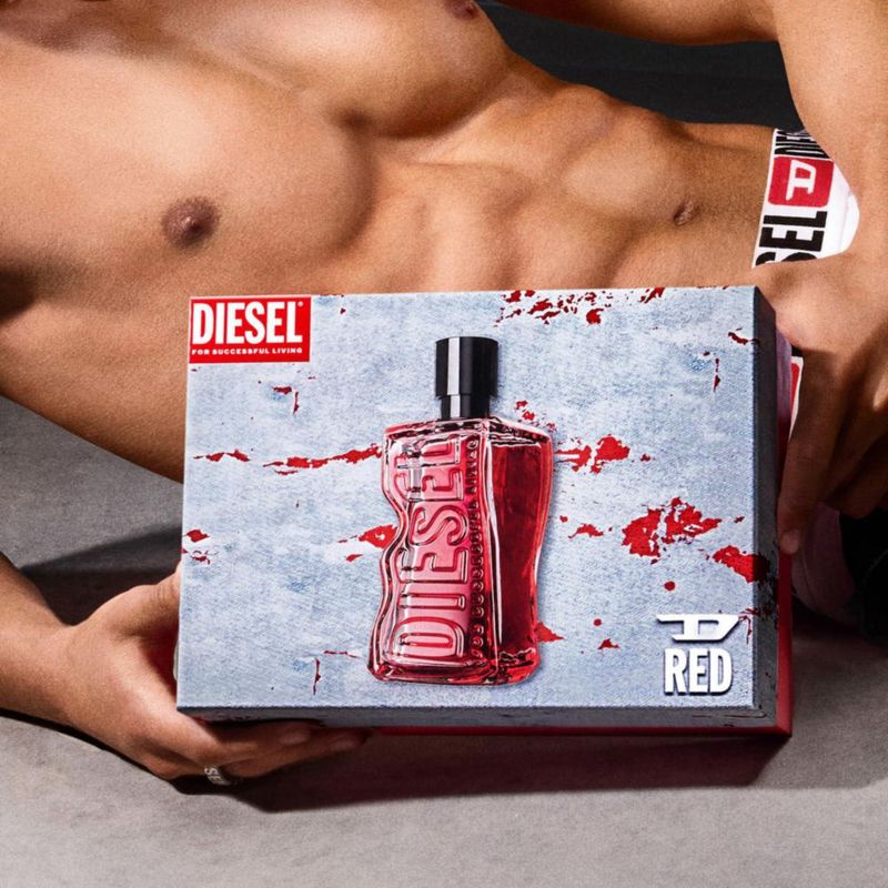 Set de regalo con fragancia Diesel D Red para hombre Eau de Parfum 100 ml