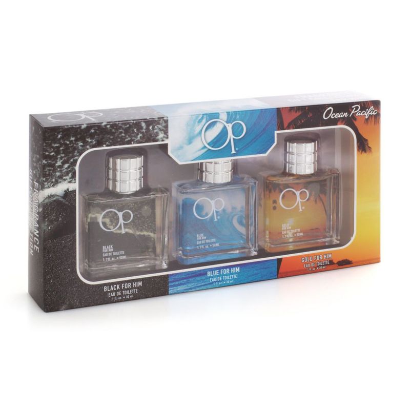 Colección de regalo de 3 piezas de perfume Ocean Pacific para hombre 30 ml x3