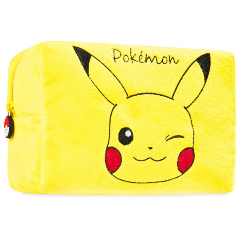 Bolsa de maquillaje Pokémon Pikachu bolsa de viaje para mujeres hombres y niños