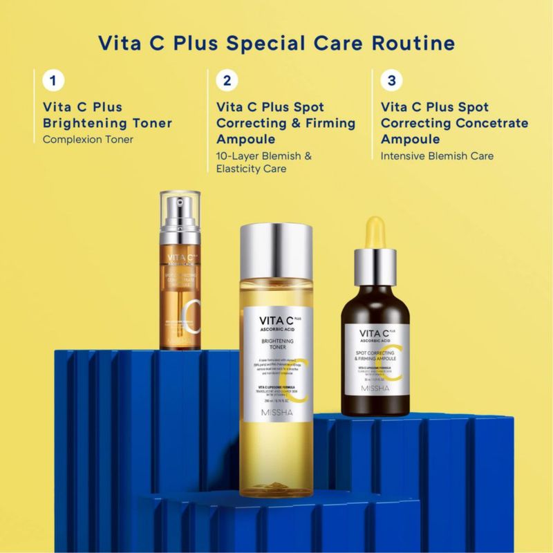 Tónico facial MISSHA Vita C Plus 25% de vitamina C 200 ml