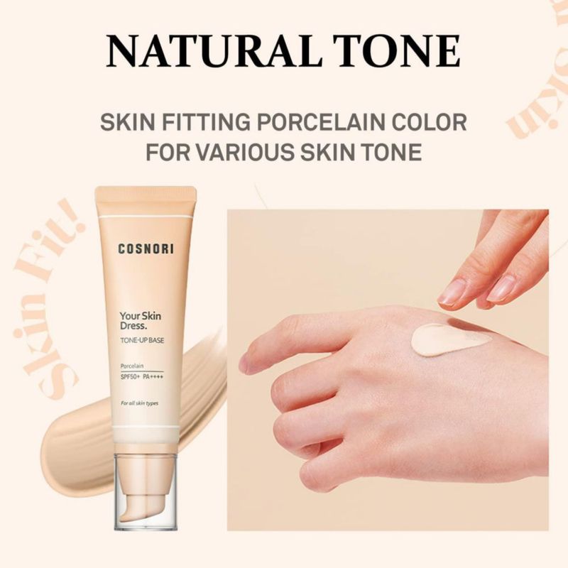 Base Tone-Up COSNORI Your Skin con niacinamida 50 ml