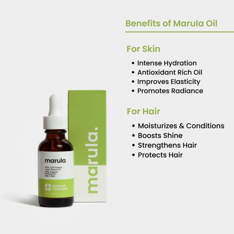 Hidratante natural Outcome Aceite de marula 100% puro prensado en frío