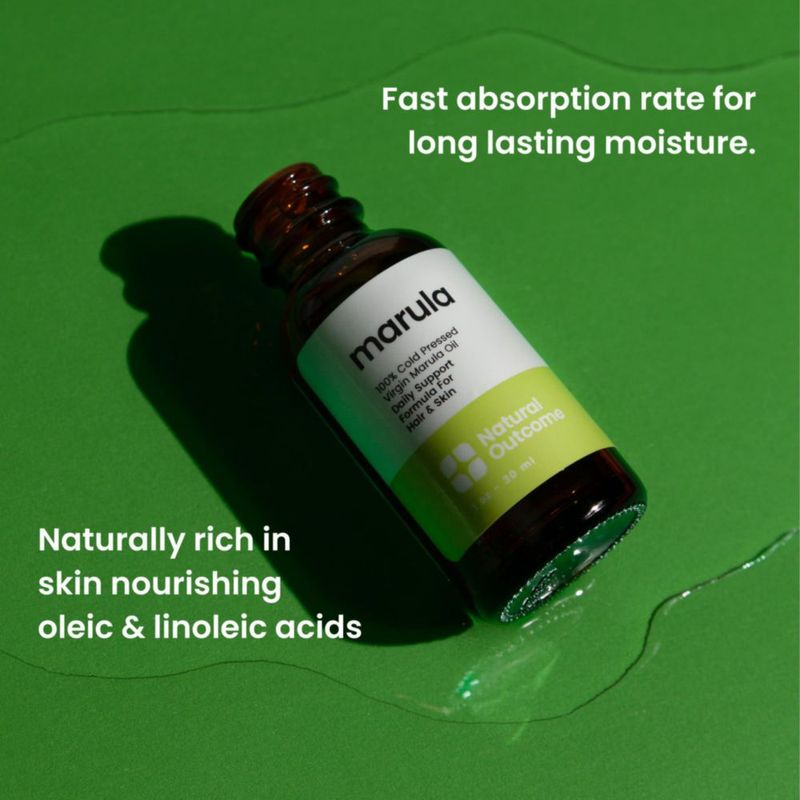 Hidratante natural Outcome Aceite de marula 100% puro prensado en frío