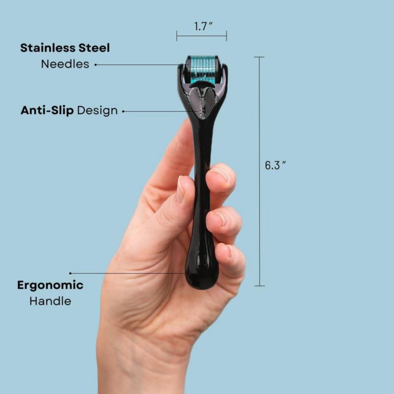 Microagujas Derma Roller FolliRoll 540 de 030 mm para cabello y piel
