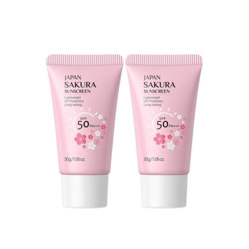 Protector solar New Cover Hidrating SPF 50 Japanese Sakura 60 ml x 2