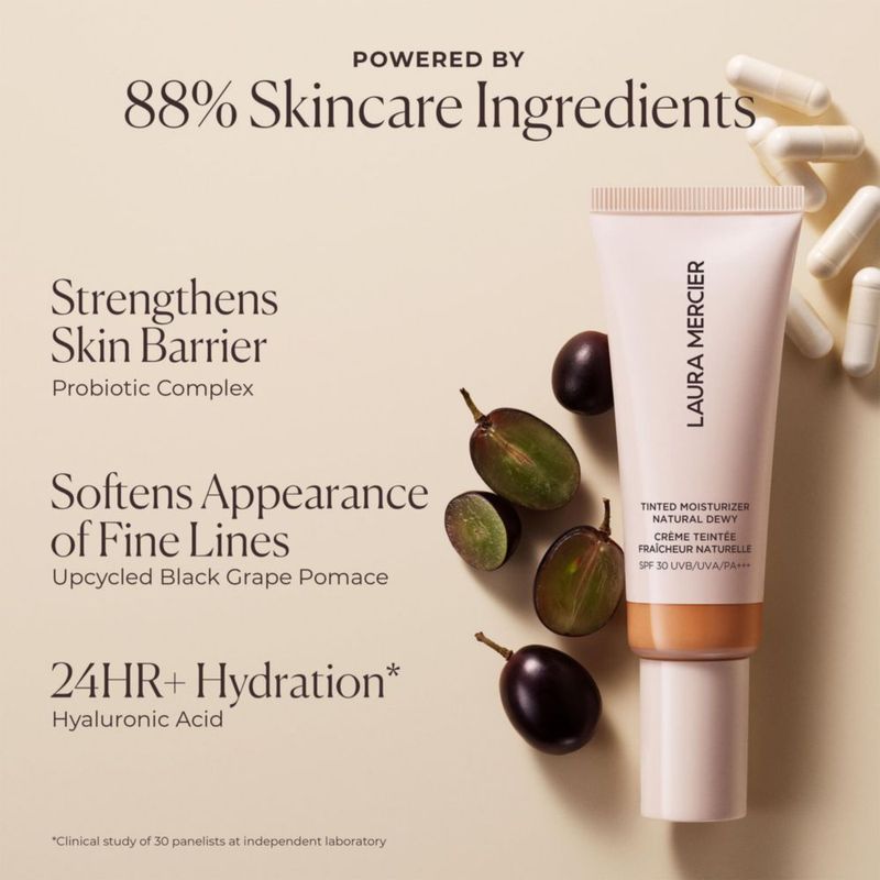 Crema hidratante con color Laura Mercier Natural Dewy SPF30 2N Maple