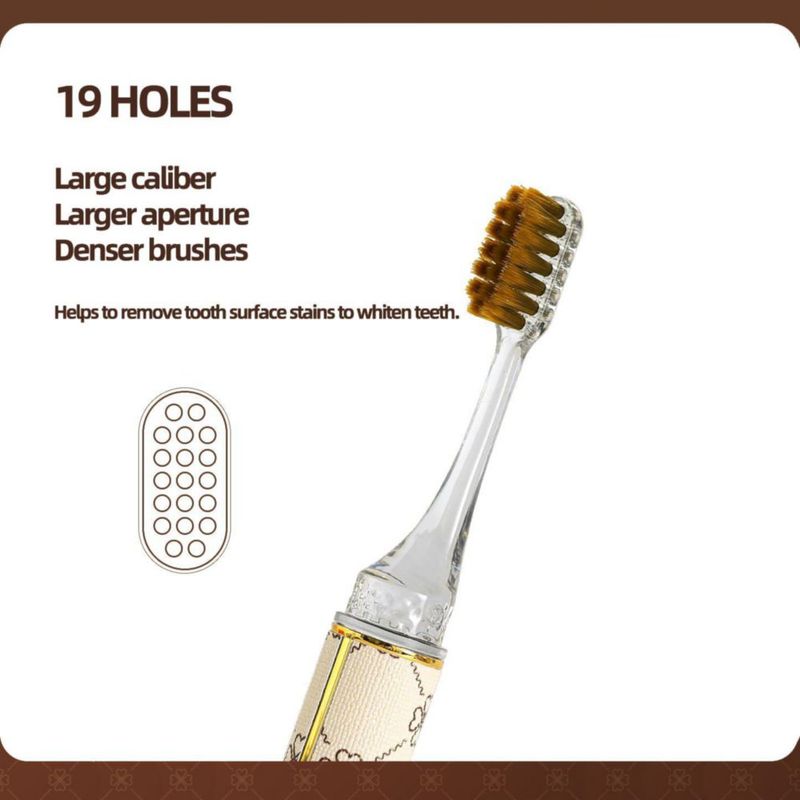 Set de Cepillo de Dientes Plegable Compacto con Cerdas Suaves CMHX