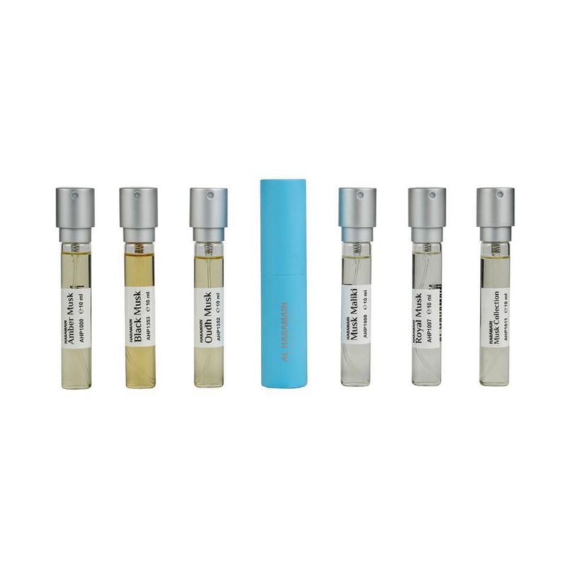 Perfume Al Haramain Discovery Collection Musk Series juego de 6 piezas