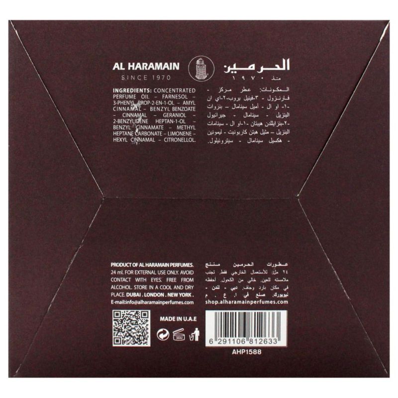 Perfume Al Haramain Khaltat Al Maha concentrado 24 ml unisex