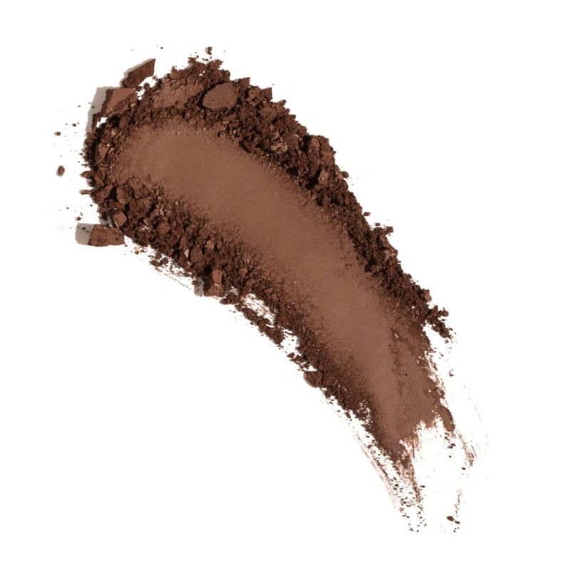 Polvo fijador de maquillaje en polvo esculpido en forma de ocre color ámbar