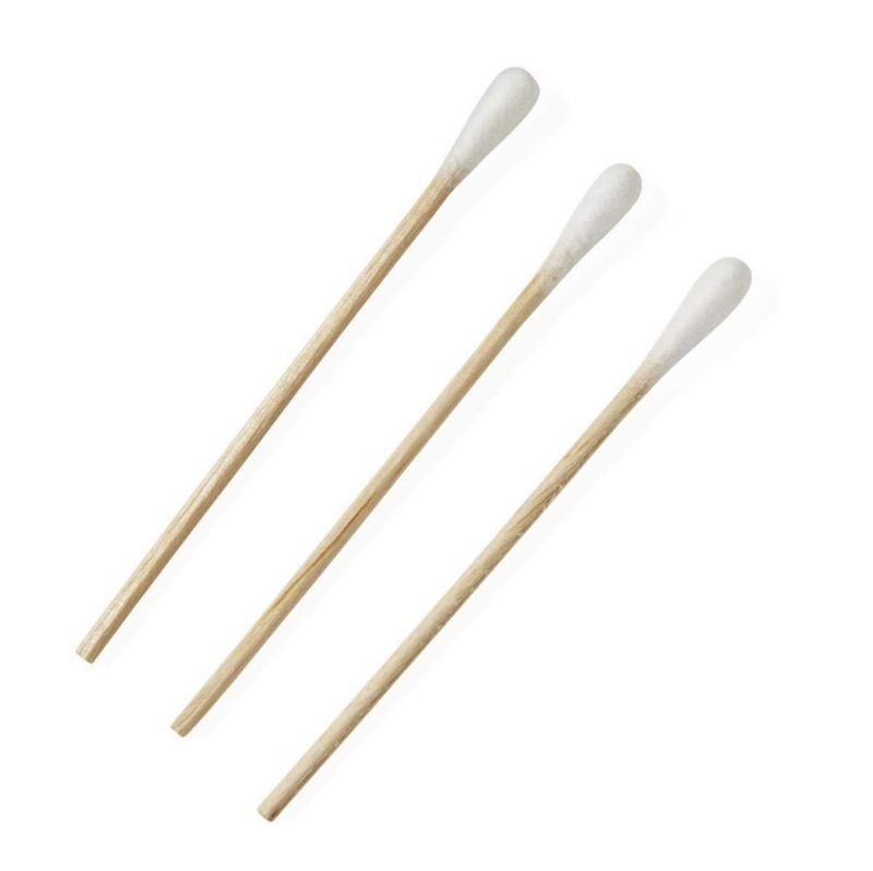 Aplicador de Madera con Punta de Algodón Medline No Estéril 6 cm Paquete de 1000