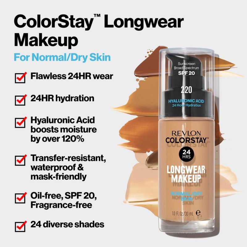 Base de maquillaje líquida Revlon ColorStay 240 color beige medio 30 ml