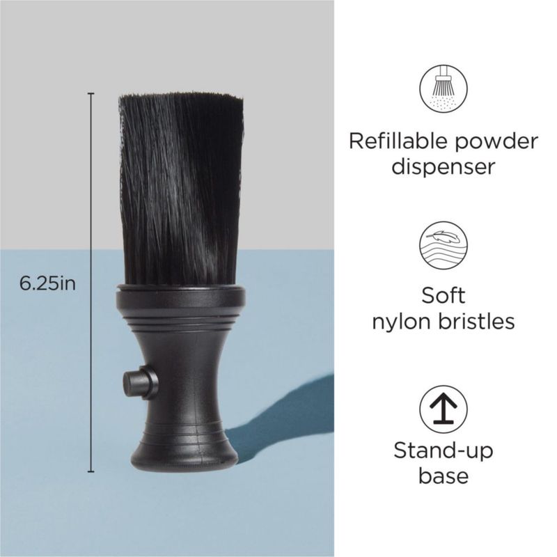 Cepillo para Cuello Diane D110 para Barbería y Salón con Dispensador de Polvo
