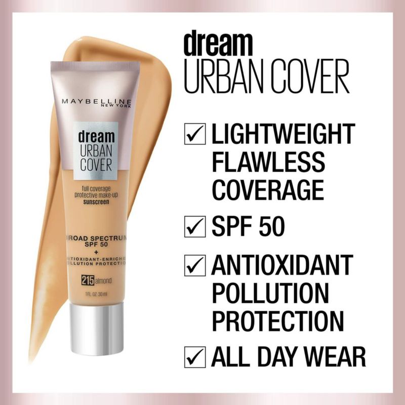 Base Maybelline Dream Urban Cover FPS 50 Java