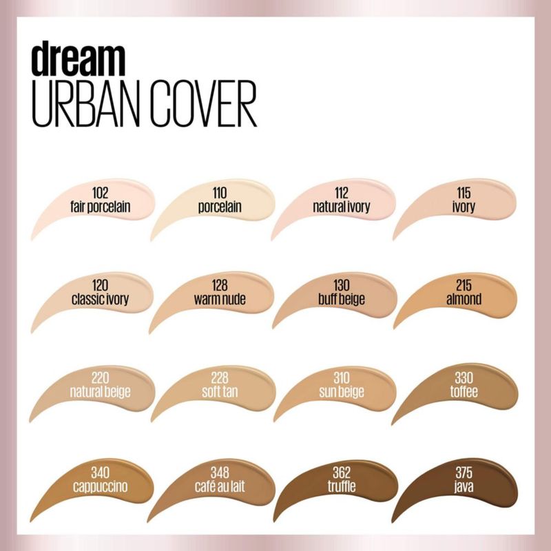Base Maybelline Dream Urban Cover FPS 50 Java