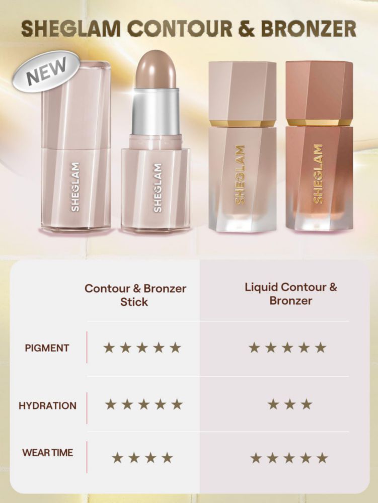 Stick de Contorno y Bronceador SHEGLAM Camel Suede