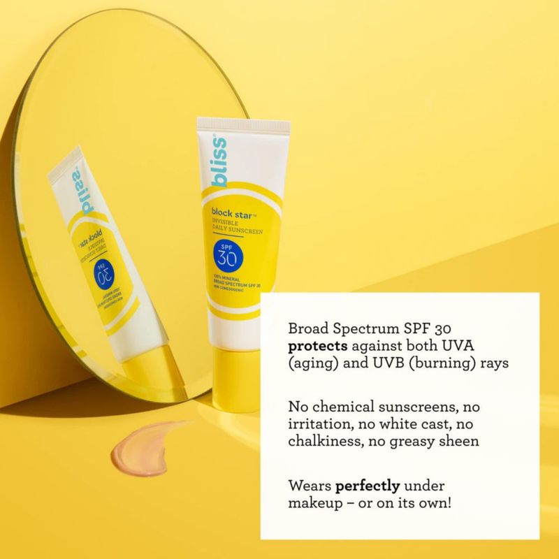 Protector solar Bliss Block Star Tinted Face SPF30 40 ml