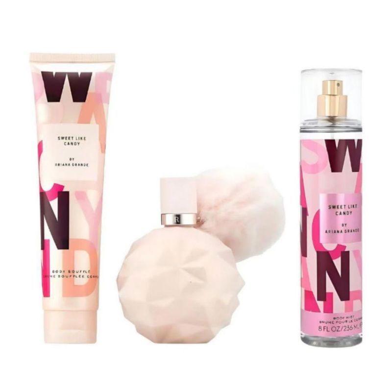 SET ARIANA GRANDE SWEET LIKE CANDY PARA MUJER 3PZ