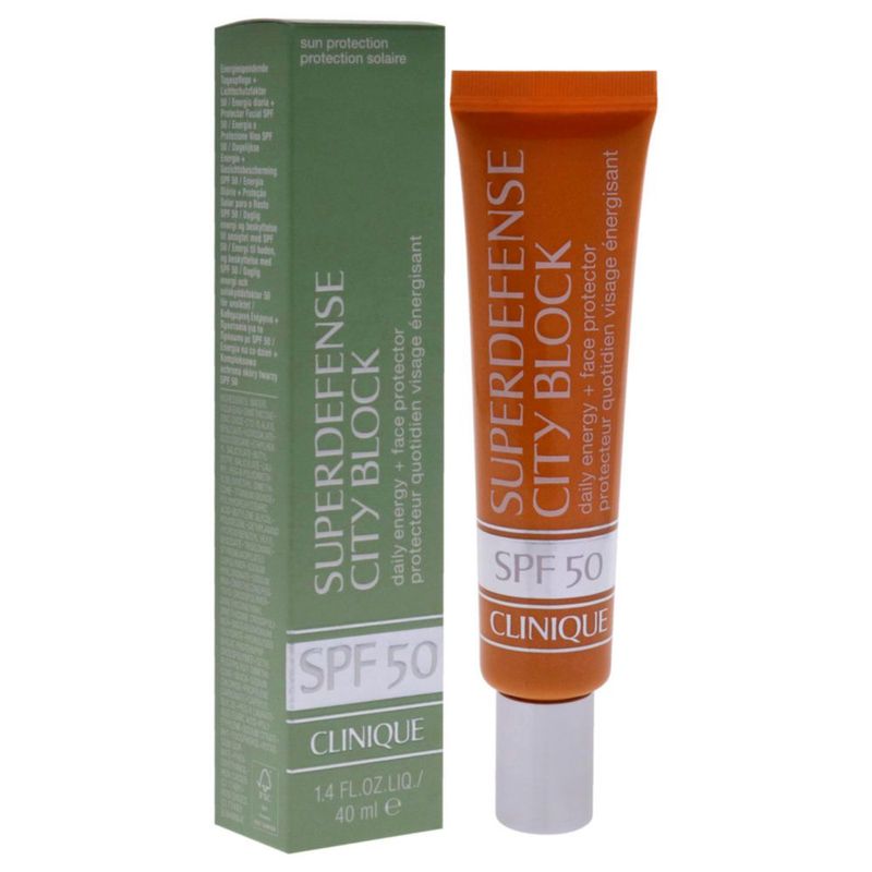 Protector solar Clinique Superdefense City Block SPF 50 para uso diario