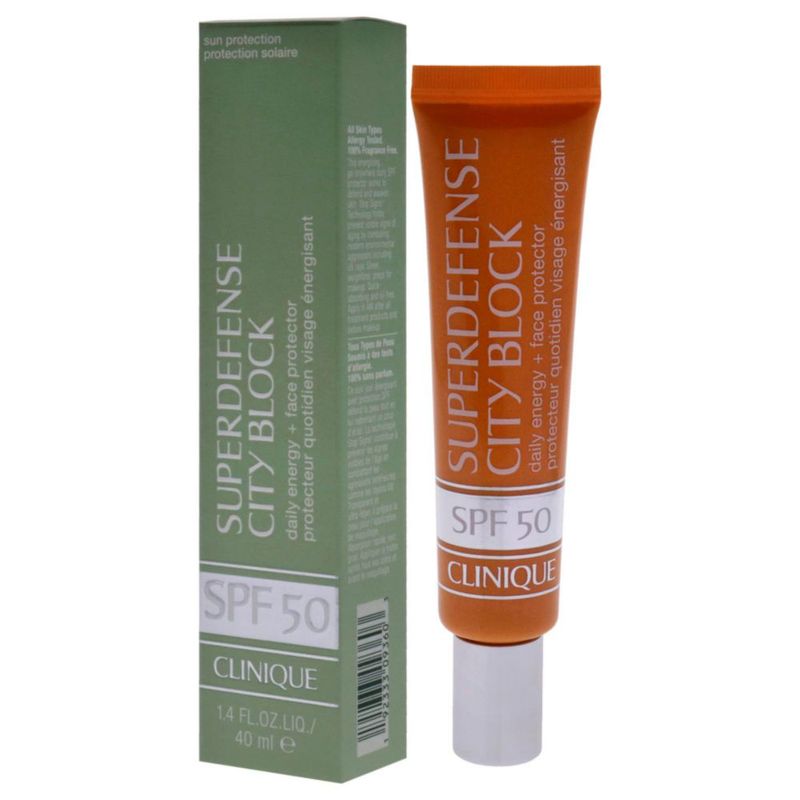 Protector solar Clinique Superdefense City Block SPF 50 para uso diario