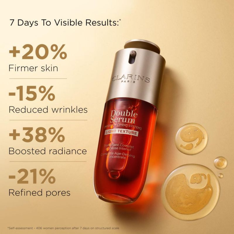 Serum Clarins Double Serum Light Antienvejecimiento 50 ml