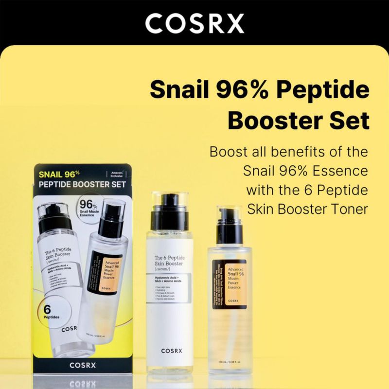 Set para el cuidado de la piel COSRX Snail Mucin 96% Peptide Booster Serum
