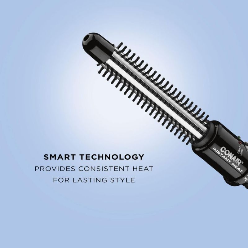 Brocha para peinar Conair Instant Heat de 3/4 pulgadas con 25 ajustes de calor