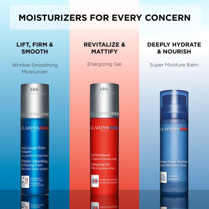 Crema hidratante ClarinsMen suavizante y reafirmante de arrugas 50 ml