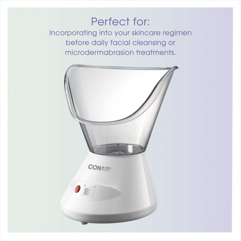 Bruma hidratante Facial Sauna Conair True Glow con vapor cálido
