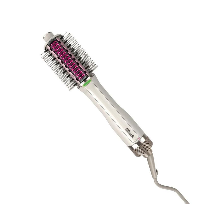 CEPILLO ELECTRICO SHARK MOD. HT222CO BLANCO 2 EN 1 C/PEINE TÉRMICO Y SECADOR ELÉCTRICO ALISA Y SUAVIZA SIN DAÑO ELIMINA FRIZZ