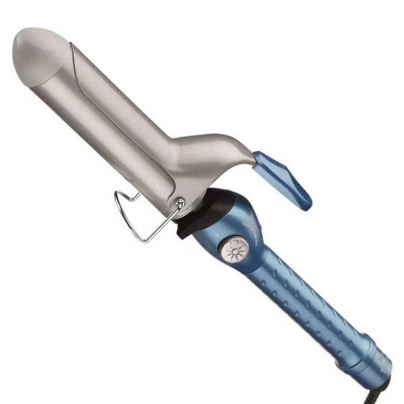 Tenaza Rizos Profesional Babylisspro Nano Titanium 1.5 In Azul Acero