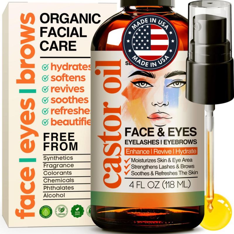 Hidratante Orgánico de Aceite de Ricino SELFWISE 118 ml para Rostro y Ojos