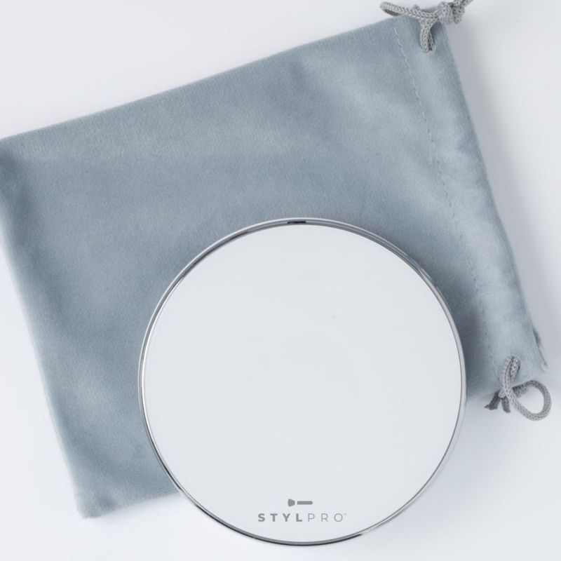 Espejo Compacto con Power Bank StylPro Flip N Charge y Luz LED