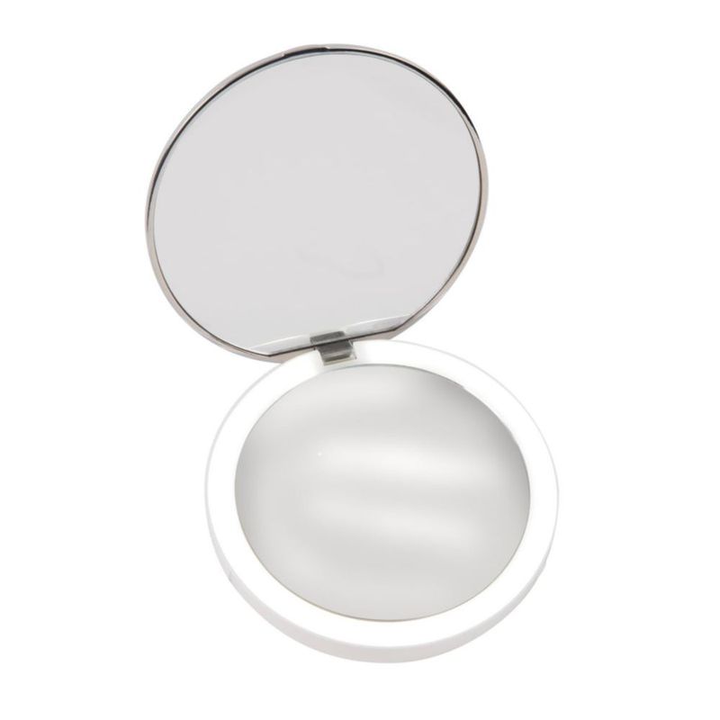 Espejo Compacto con Power Bank StylPro Flip N Charge y Luz LED