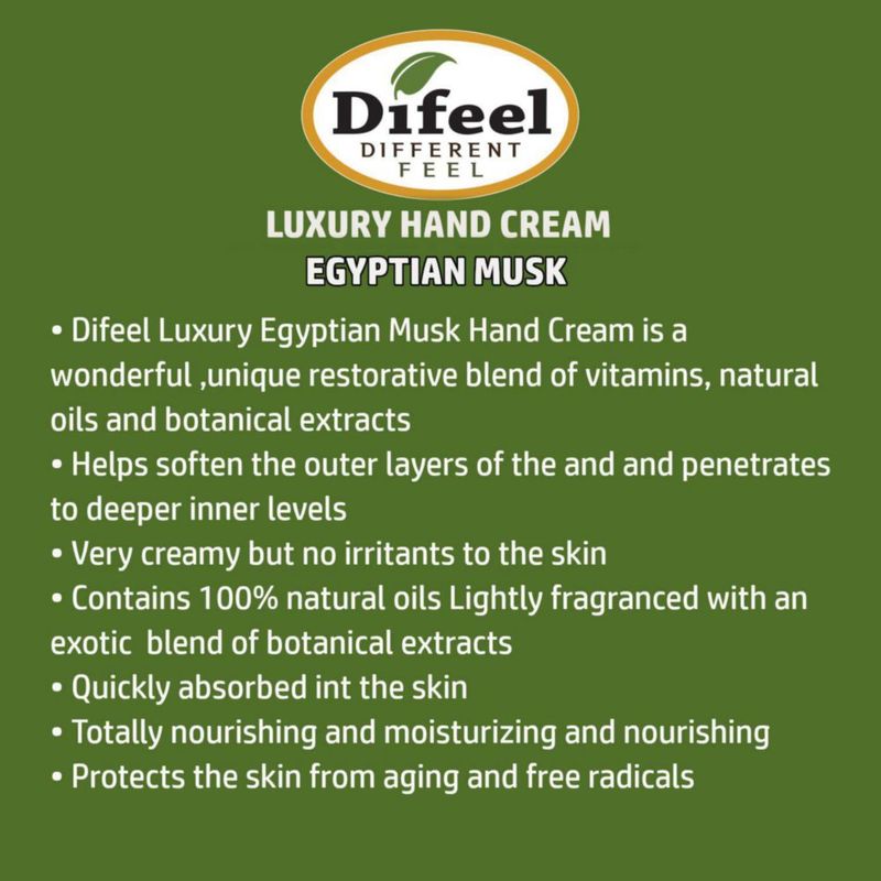 Crema de Manos Difeel Almizcle Egipcio 42 ml