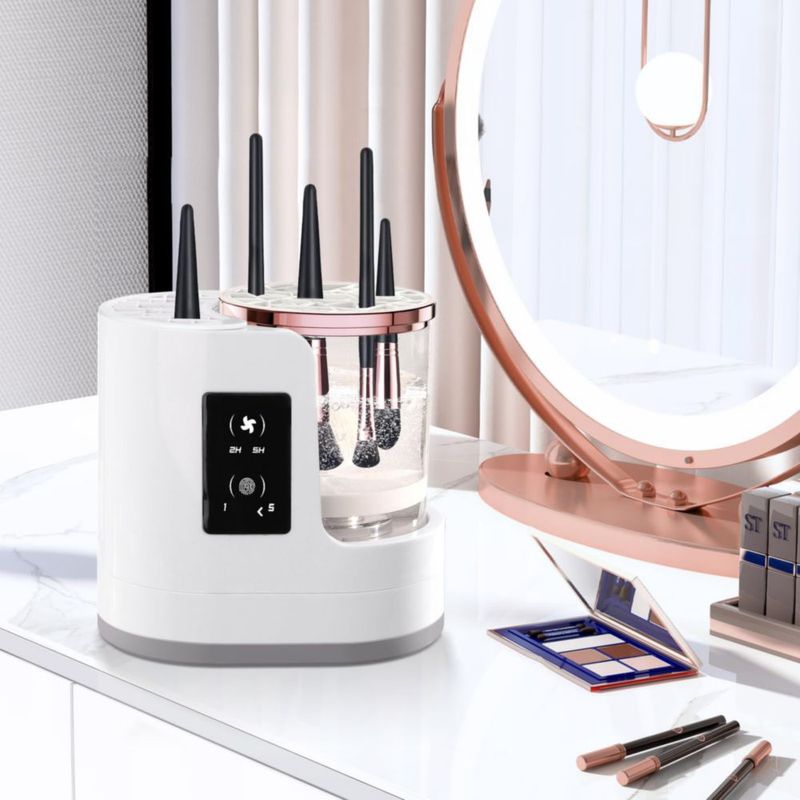 Máquina limpiadora eléctrica de brochas de maquillaje SBMKK 3 en 1