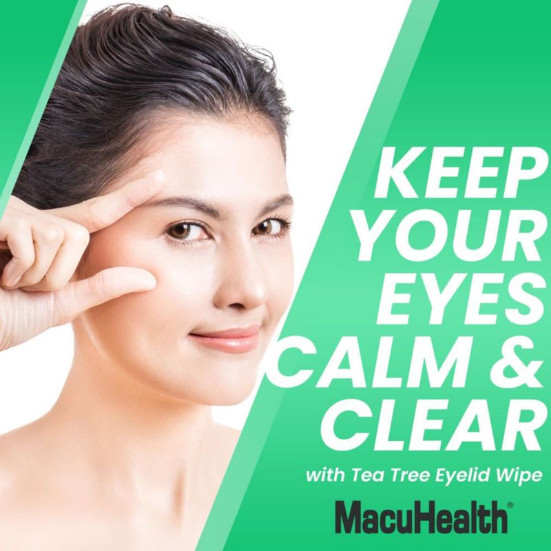 Toallitas para párpados MacUHealth MacUWipes Tea Tree 40 unidades